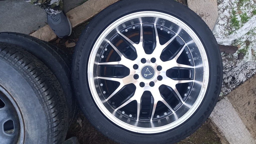 4 Lug 17" inch Rims Wheels
