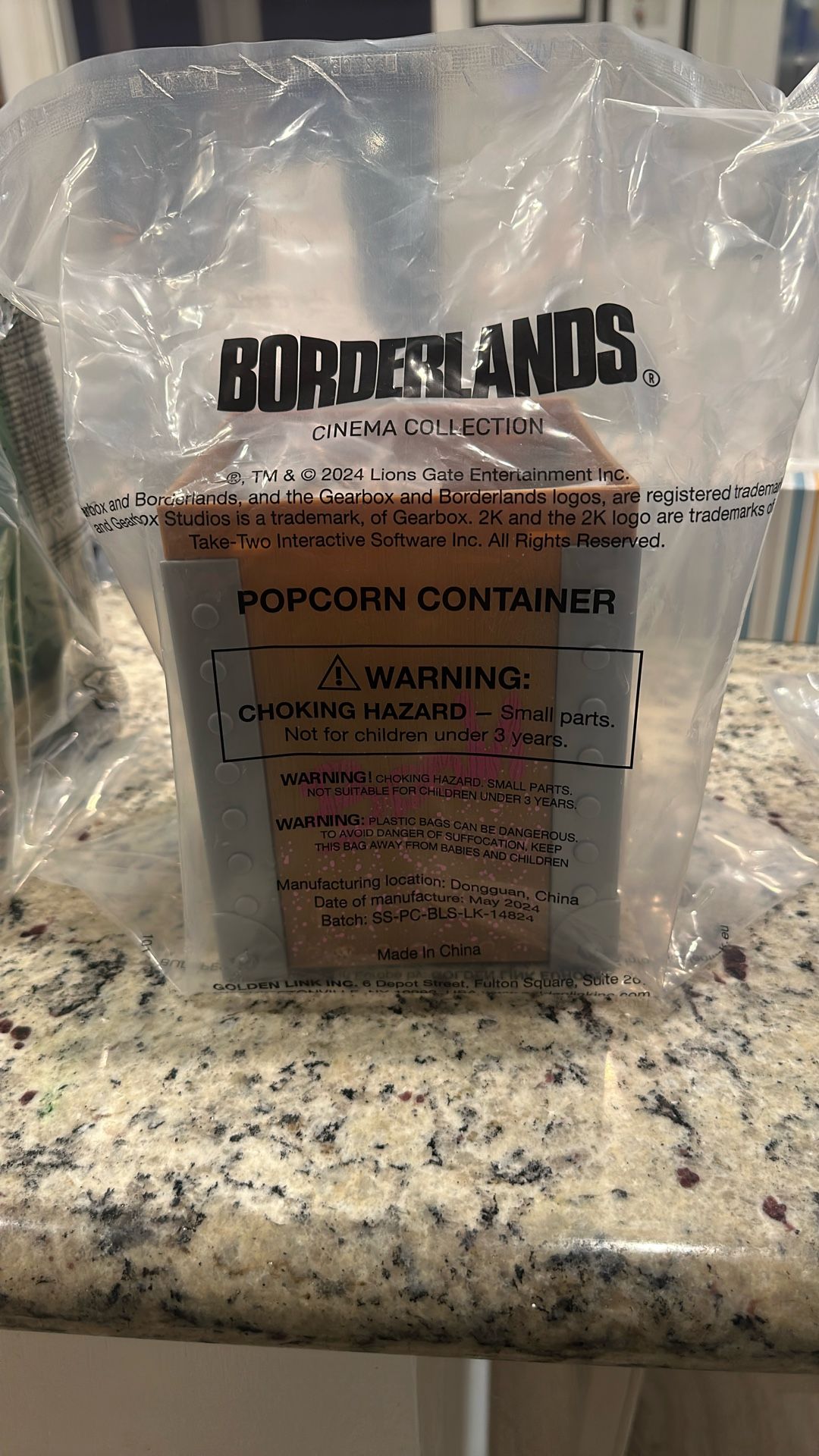 Borderlands Popcorn Bucket