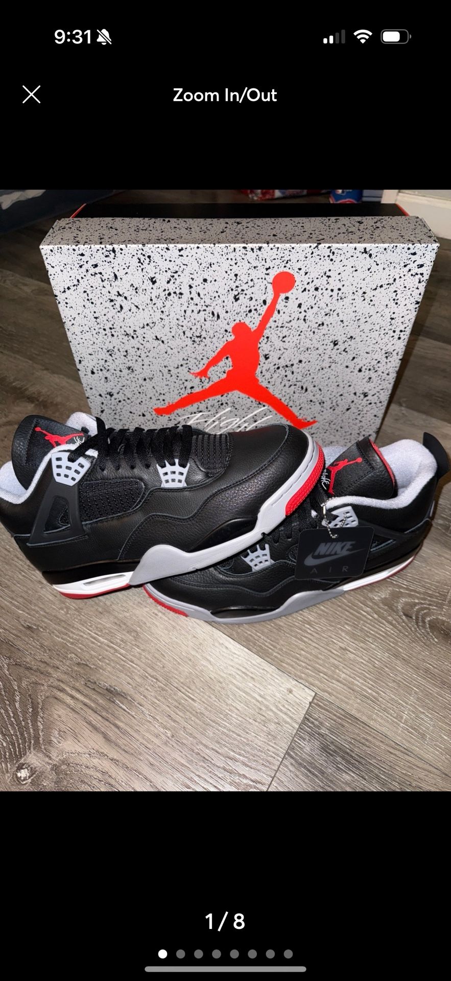 Nike Air Jordan 4’s “Bred Reimagine”