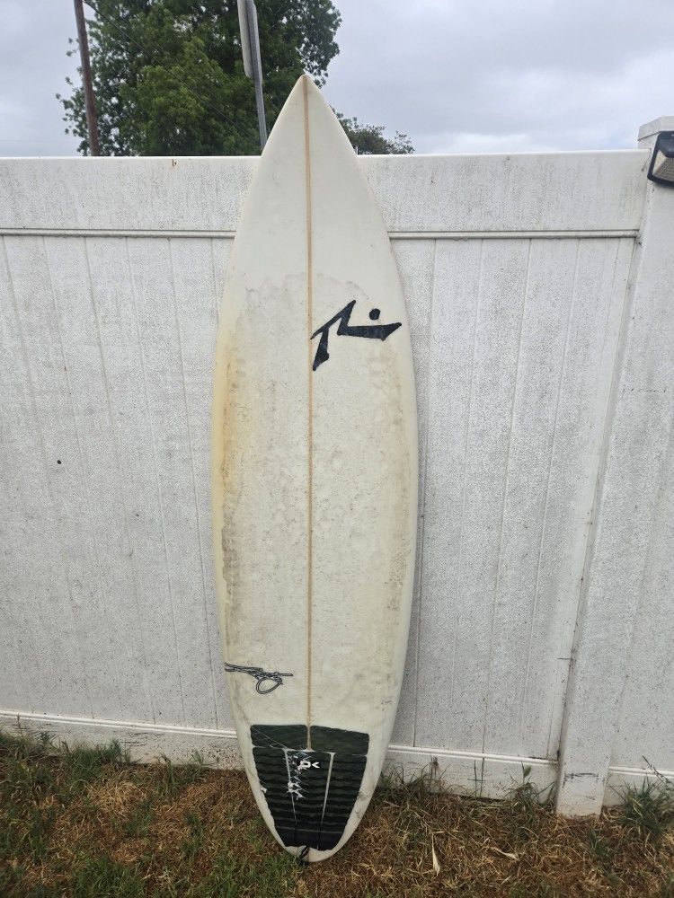 6'4 Rusty Rooster Surfboard Watertight 