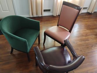 Leather Wooden Chair