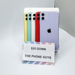 Apple iPhone 11 - $25 Down To Take Home In Payments - NO CREDIT NEEDED
