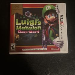 luigis mansion dark moon 3ds