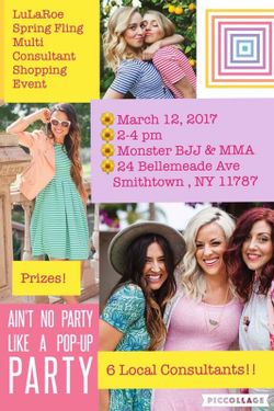 Lularoe multi consultant shopping event