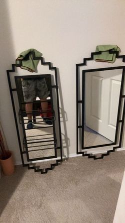 Art Deco Style Mirrors – Set of 2