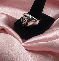 Native American Possibly Hopi by the Design Kokopelli Size 11 Sterling Silver Ring