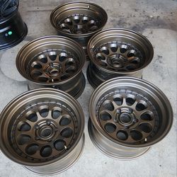 SCS  RS10 Matte Dark Bronze 5x5  17x9 Jeep -38 Offset