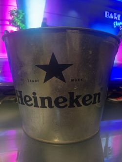 Heineken. Ice bucket. With handle