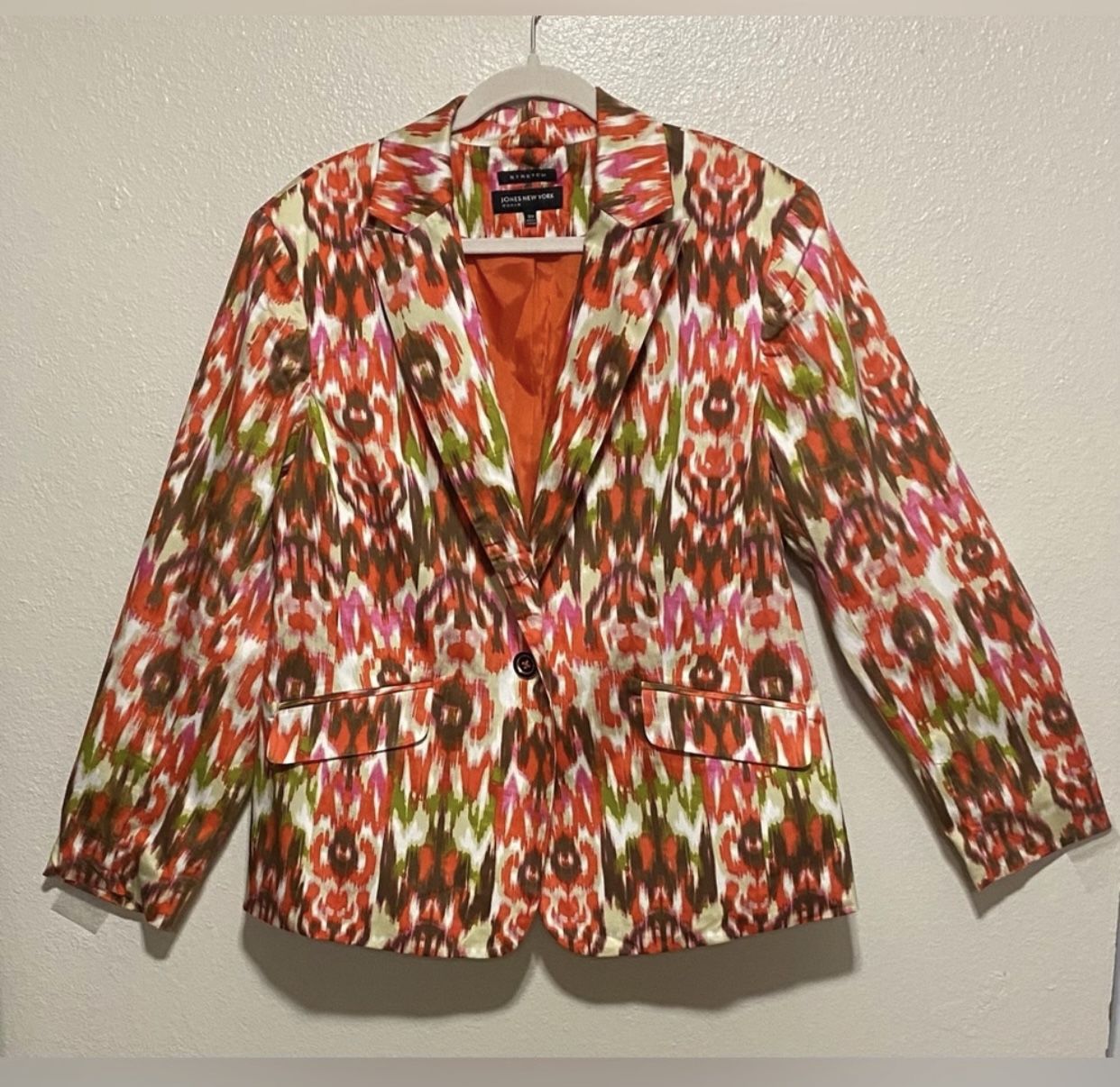 Jones New York Bold Button Front Blazer | Jacket | Business Casual