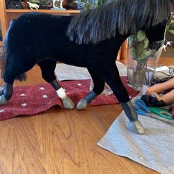 American Girl Doll Horse Black