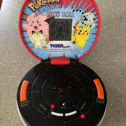 Vintage Tiger Electronics 1999 Nintendo Pokemon POKE’ BALL Handheld LCD Game: Works