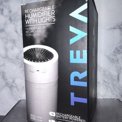Brand NEW! 🆕   TREVA-Rechargeable Humidifier w/ Lights (((PENDING PICK UP)))