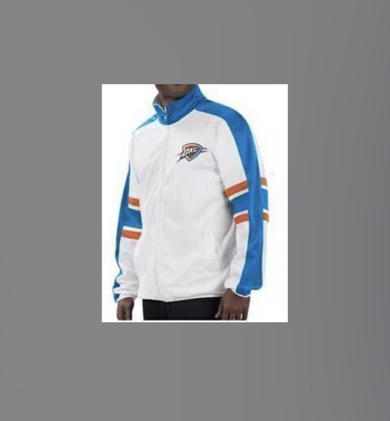 NBA MEN'S TRACK JACKET - OKLAHOMA CITY THUNDER