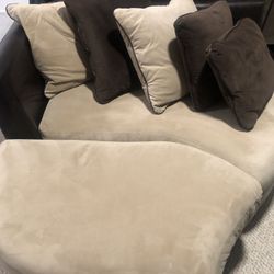 Couch set with pillows