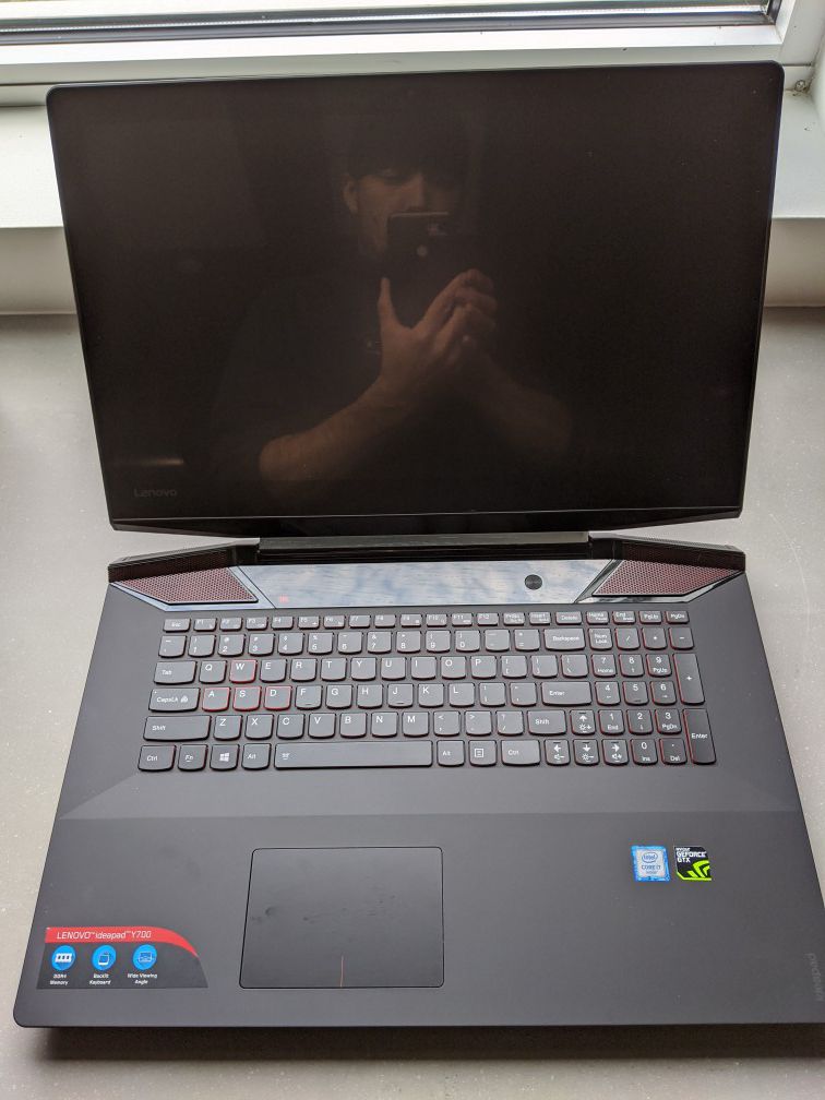 Lenovo Y700 17" Gaming Laptop, Core i7, 16GB RAM, 1TB+128GSSD, Windows 10