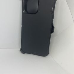 For iPhone 12 Pro Max Black Belt Clíp Case 