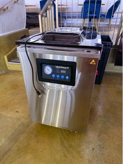 Vacuum Sealer VacPak-It VMC20F Floor Model Chamber Vacuum Packaging Machine with (2) 20" Seal Bars
