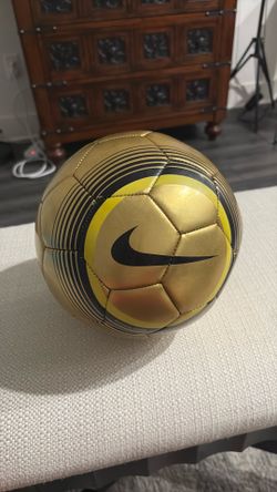 Nike Soccer ball gold and black