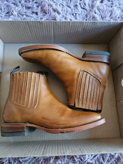Honey Leather cowboy boots