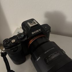 SONY A7 Body With Sigma 35mm 1:1.4 DG