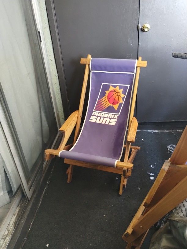 1 Vintage Phoenix Suns Wooden Beach Rocker