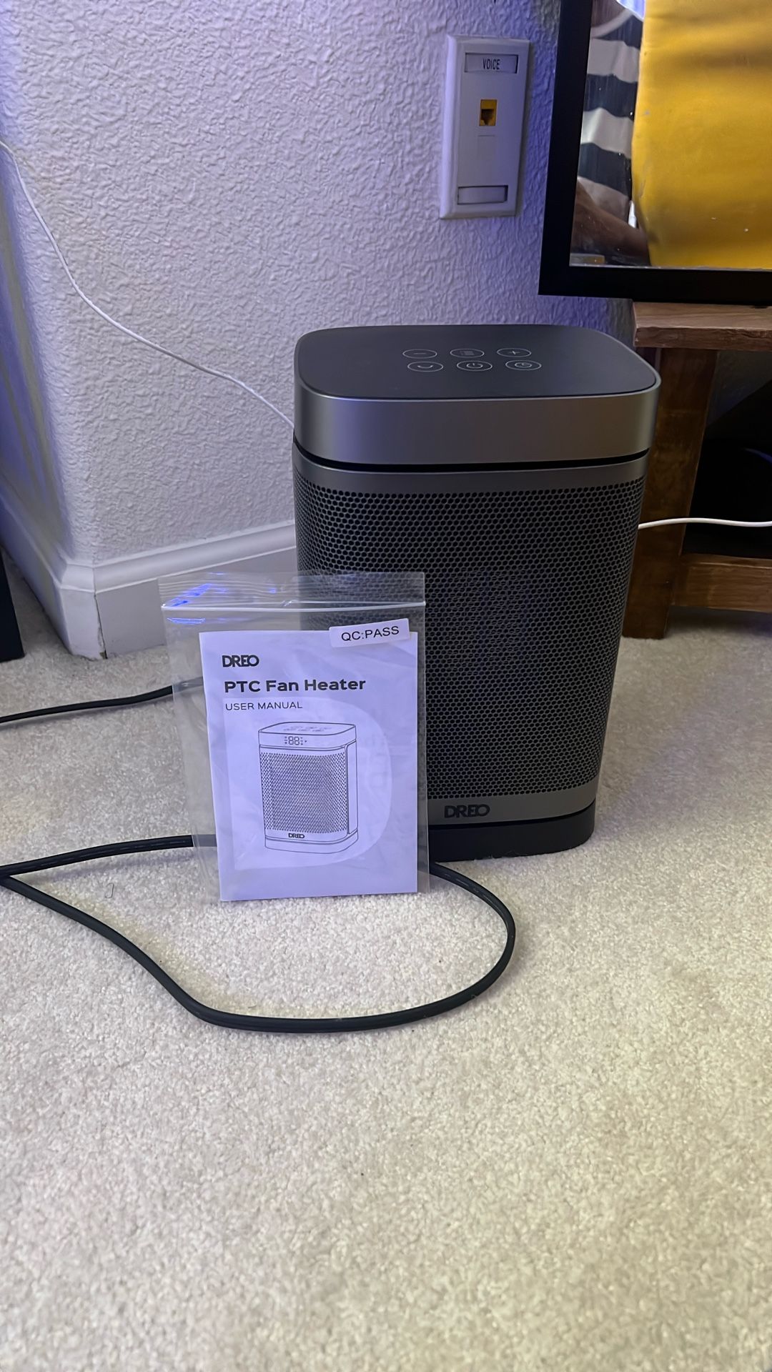 Drew PTC Fan Heater