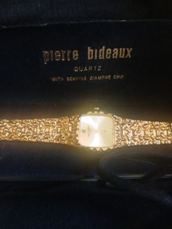 Pierre Bideaux Diamond Chip Watch
