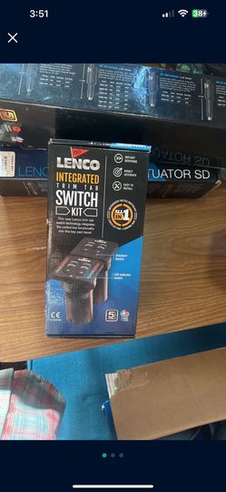Lenco Integrated Trim Tab Switch Kit Brand New In The Box 