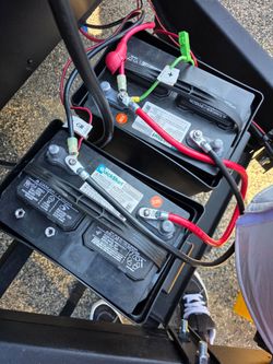 Twin 12V QuickStart Deep Cycle Batteries