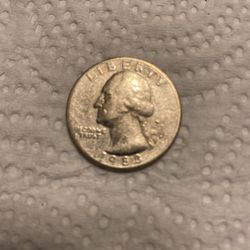 1983 P Rare Washington Quarter Filled Mint Mart.