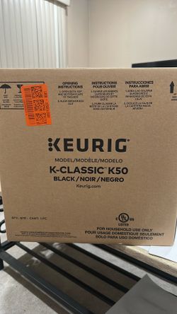 Brand new KEURIG K50 K-classic (Black) coffee Maker.