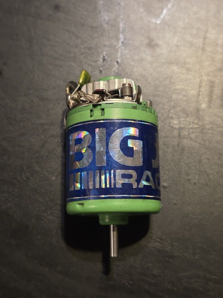 RC Car Vintage Big Jim Racing Green Machine 91 Master Stock Brushed Motor Checkpoint