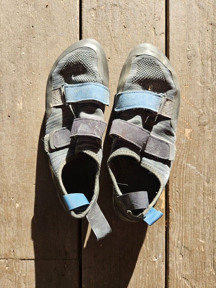 Climbing Shoes + Chalk Bag