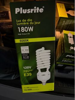 PLUSRITE CF180ET6/SP/E39/50/120V - 180W, DAYLIGHT, DOUBLE TUBE