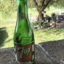 Antique 7 Up SODA Bottle