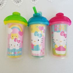 Hello Kitty 3 Insulated Cups- kids