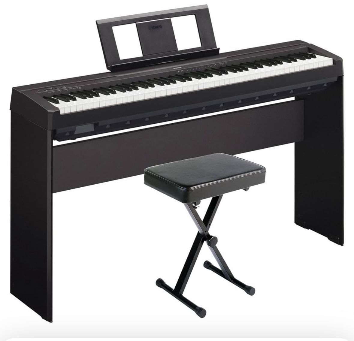 Yamaha P-71 88 Key Digital Piano, Stand, Bench & Cover