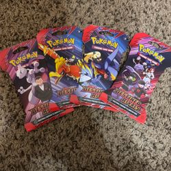 Pokemon Destined Rivals 4 Art Set Booster Packs
