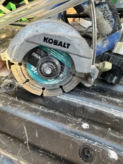 Cobalt wet tile rotary saw