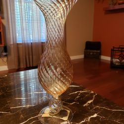 Hand Blown Glass Vase