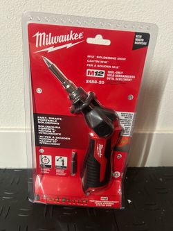 Milwaukee M12 12-Volt Lithium-lon Cordless Soldering Iron (Tool-Only)