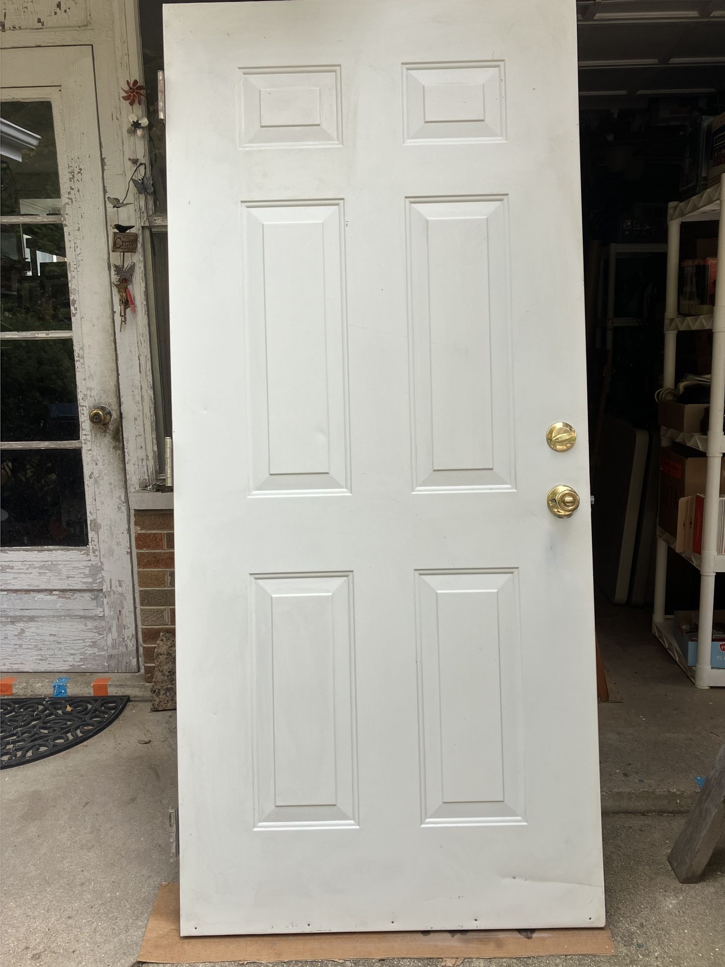 6-Panel Steel Entry Door 