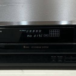 SONY CDP-C345 MULTI DISC 5 CD CHANGER BLACK