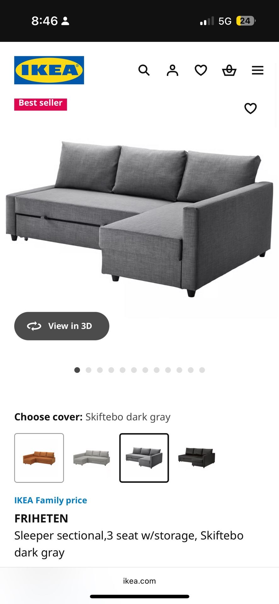 Ikea Pullout Couch