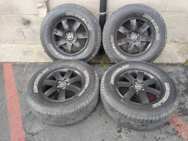 Black 17 inch alloy rims 5 on 4.5 inches. Ford Ranger, explorer, more