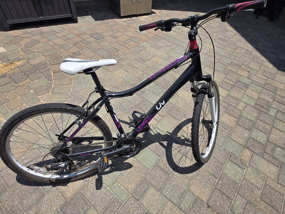 Liv Giant Womens Mountain Bike With Shimano Components.