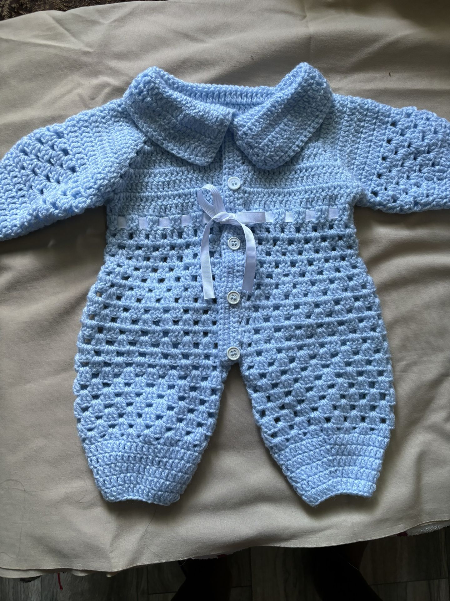 Crochet Baby Mameluco Para Bebe Tejido A Crochet Mameluco Tejido A