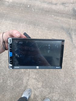 Duel touch screen radio