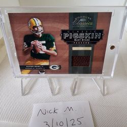 Bart Starr Super Bowl Used 2005 Donruss PRICE DROP