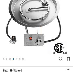19” Stainless Steel Firepit Kit 